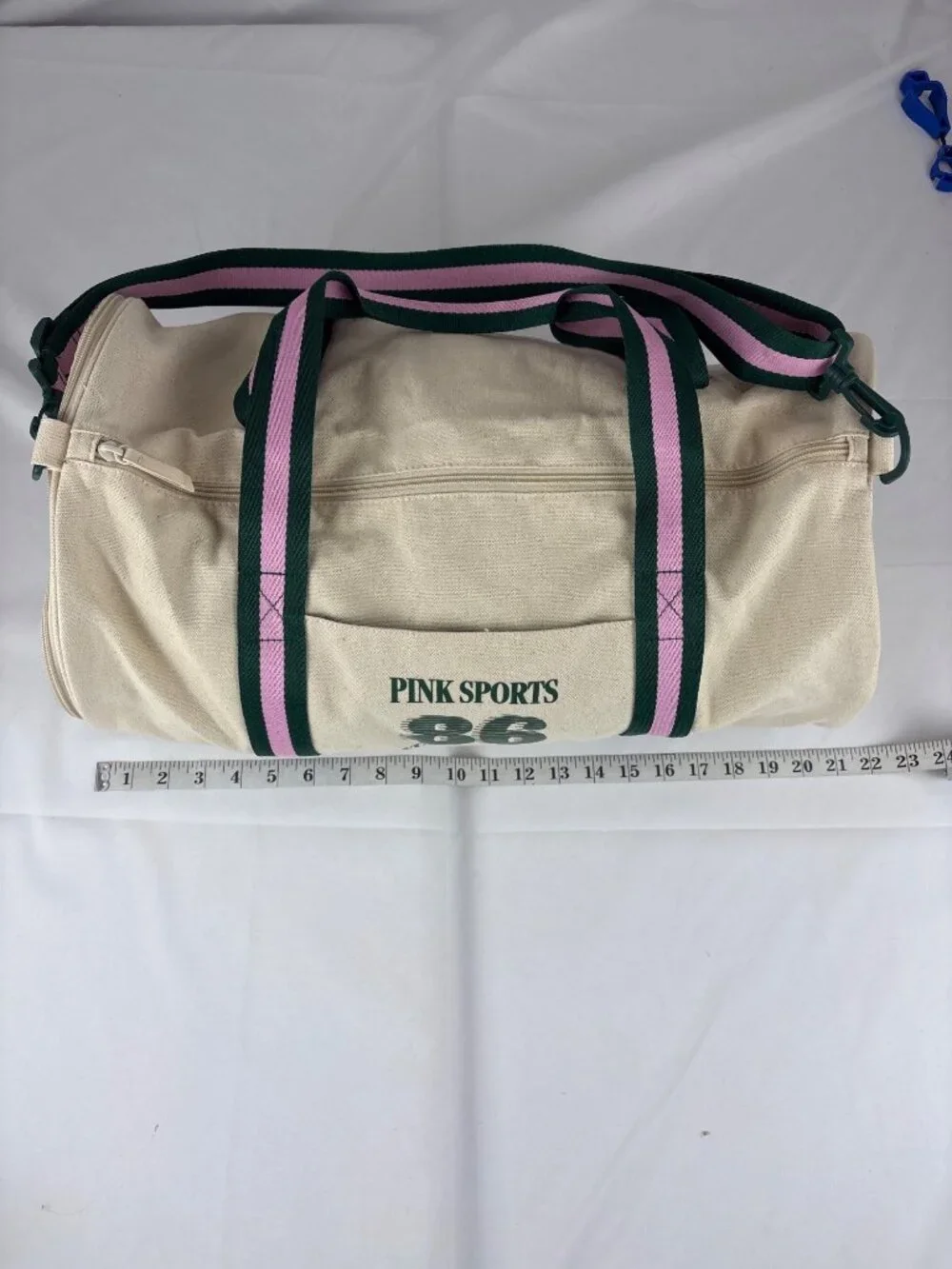 Victoria's Secret PINK Y2K Blockette Athletic Canvas Duffle Bag